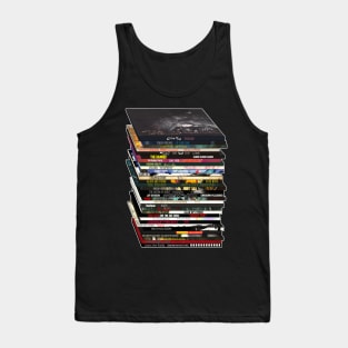 Goth Music CD/Vinyl Stack Tank Top